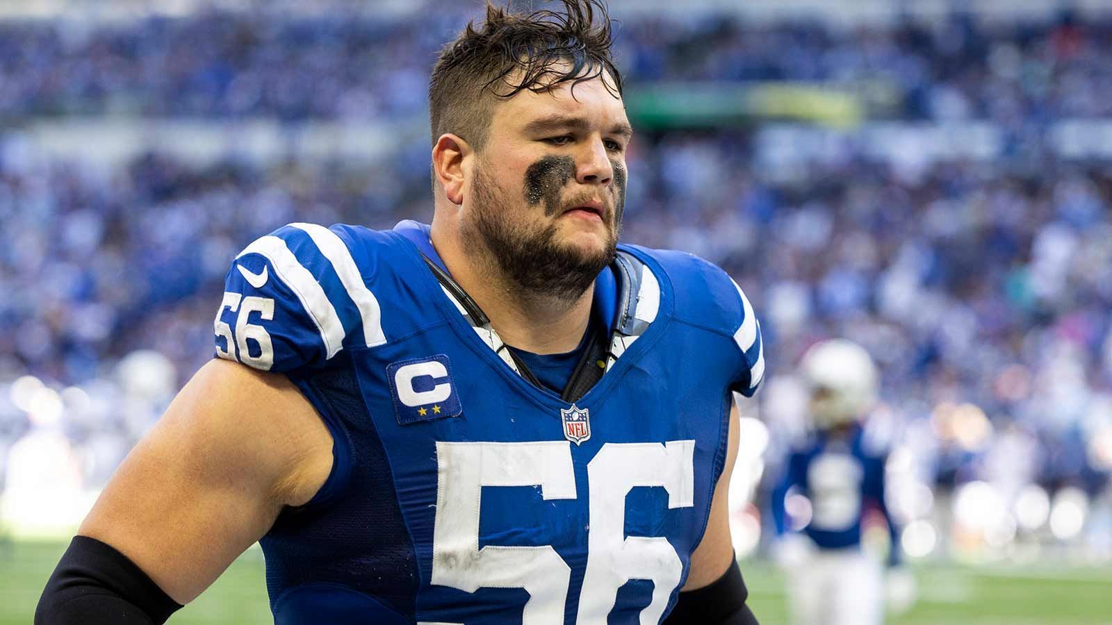 <strong>Platz 28 (geteilt): Indianapolis Colts - 4</strong><br>Quenton Nelson (2018) - 6 Pro Bowls<br>Ryan Kelly (2016) - 4 Pro Bowls<br>Shaquille Leonard (2018) - 3 Pro Bowls<br>Jonathan Taylor (2020) - 1 Pro Bowl
