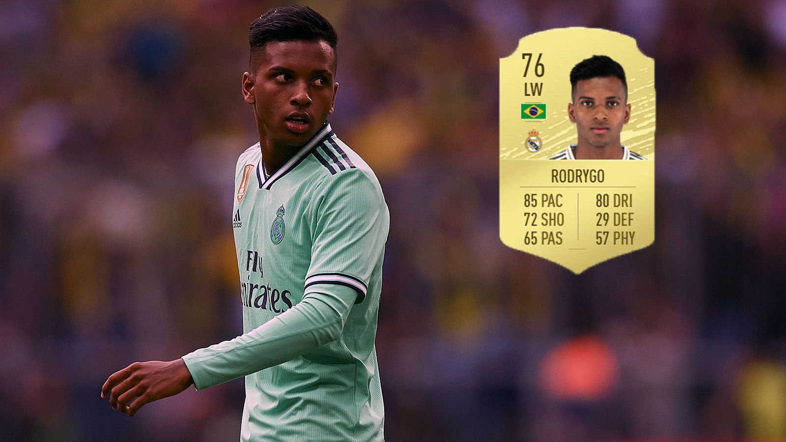 
                <strong>Angriff: Rodrygo (+13/Real Madrid)</strong><br>
                Spielstärke: 76Potenzial: 89 (+13)
              