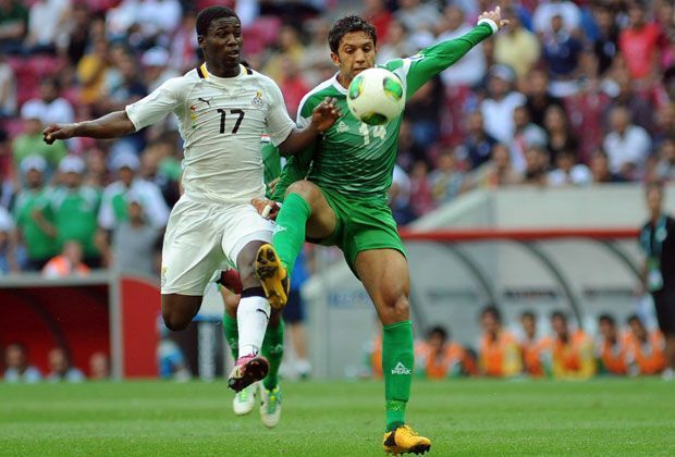 
                <strong>Ebenezer Assifuah (2013)</strong><br>
                Der bislang letzte Torschützenkönig bei einer U-20-WM kommt erneut aus Ghana. Ebenezer Assifuah (l.) schlug 2013 sechs Mal zu. Danach wechselte er in die Schweiz zum FC Sion, wo er immer noch spielt - wenig erfolgreich. In der laufenden Saison blieb er in 16 Ligaspielen torlos.
              