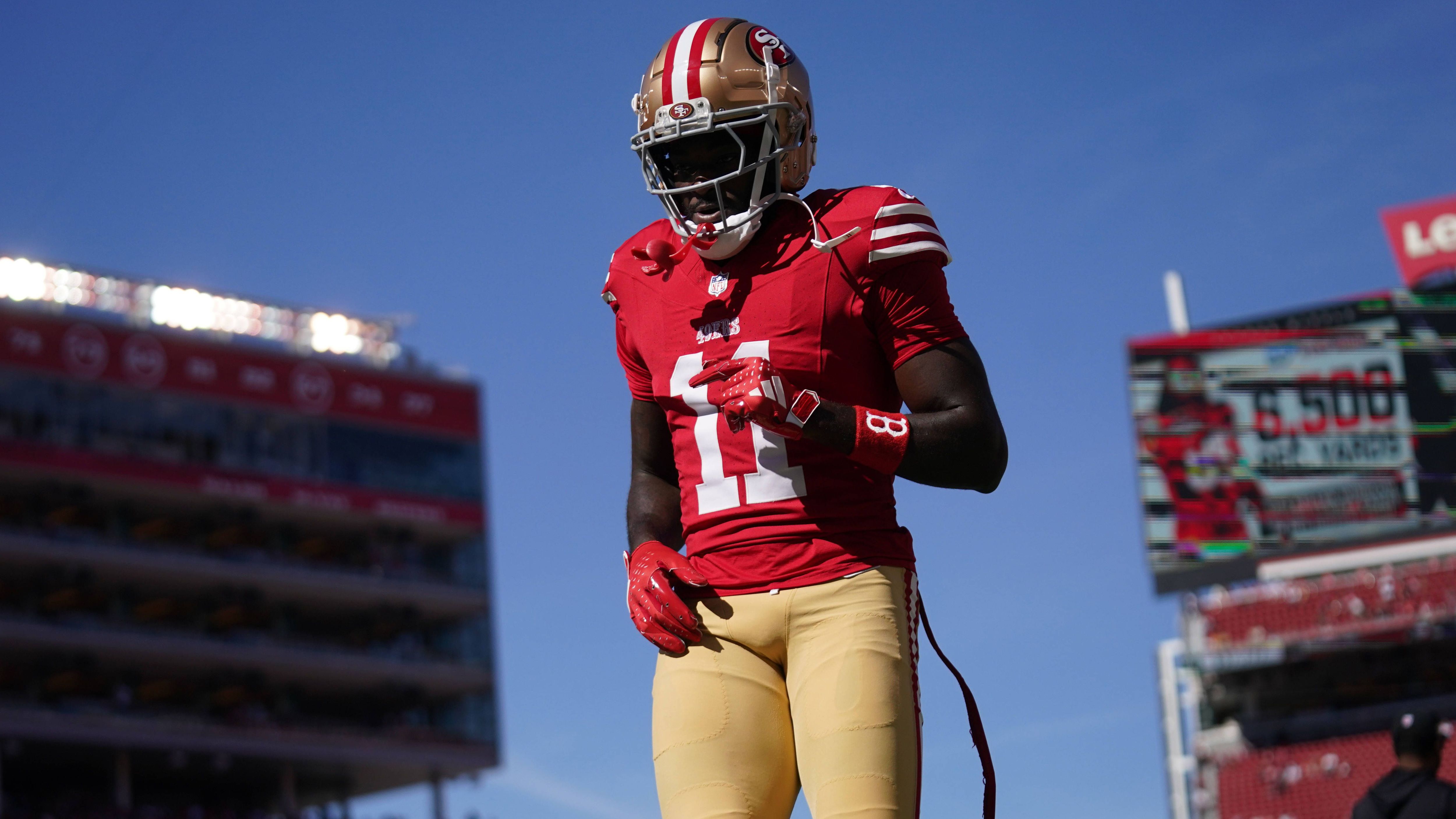 <strong>Team: San Francisco 49ers</strong><br>Letzter All-Pro-Receiver: Brandon Aiyuk<br>Saison: 2023