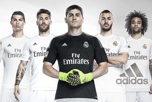 
                <strong>Real Madrid</strong><br>
                Real Madrid stellt seine neuen Trikots für die kommende Saison vor. Das Heim-Jersey bleibt klassisch in weiß...
              