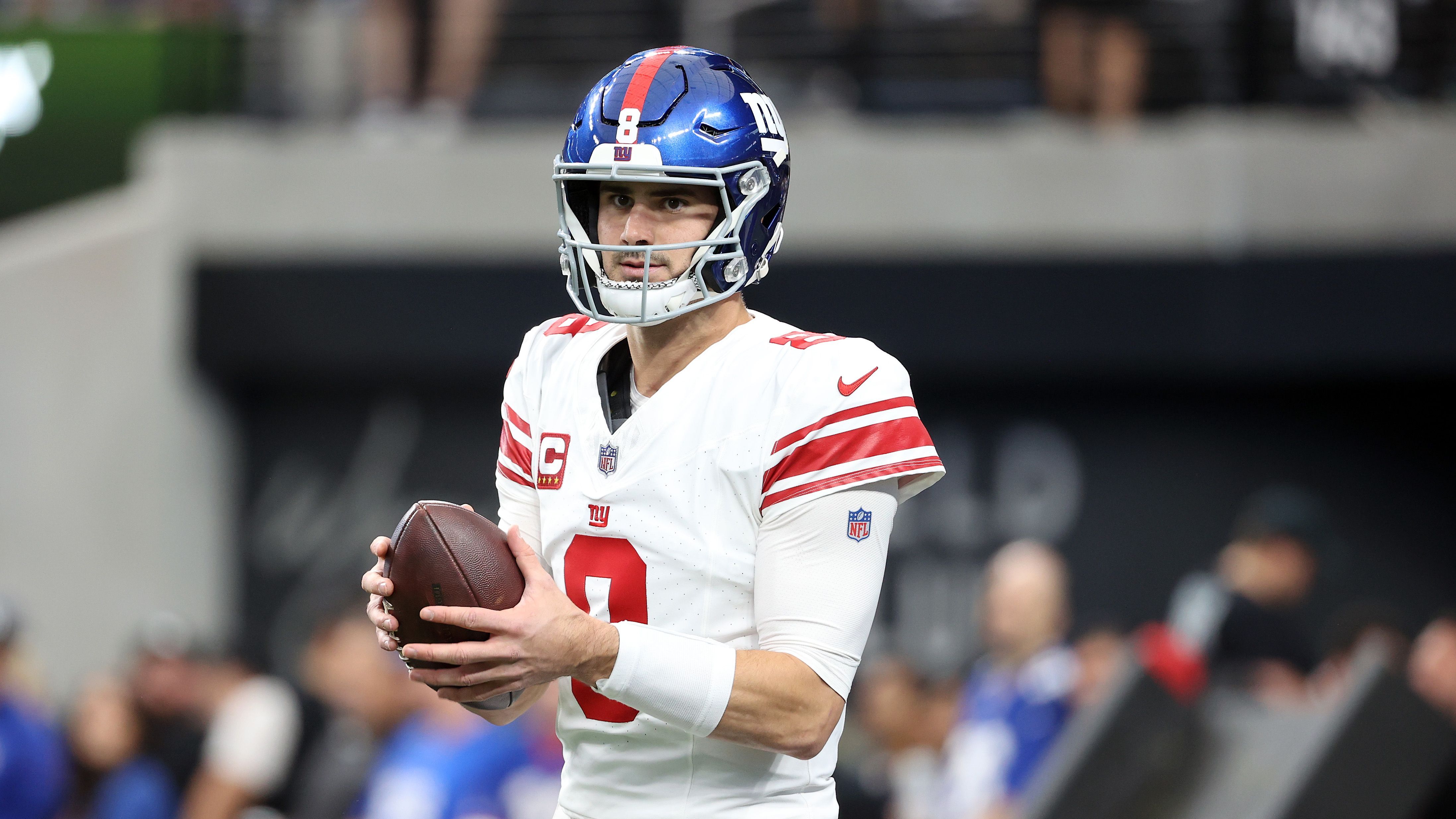 <strong>New York Giants</strong><br>Quarterback: Daniel Jones<br>Running Back: Devin Singletary<br>Wide Receiver: Jalin Hyatt, Darius Slayton, Wan'Dale Robinson<br>Tight End: Darren Waller