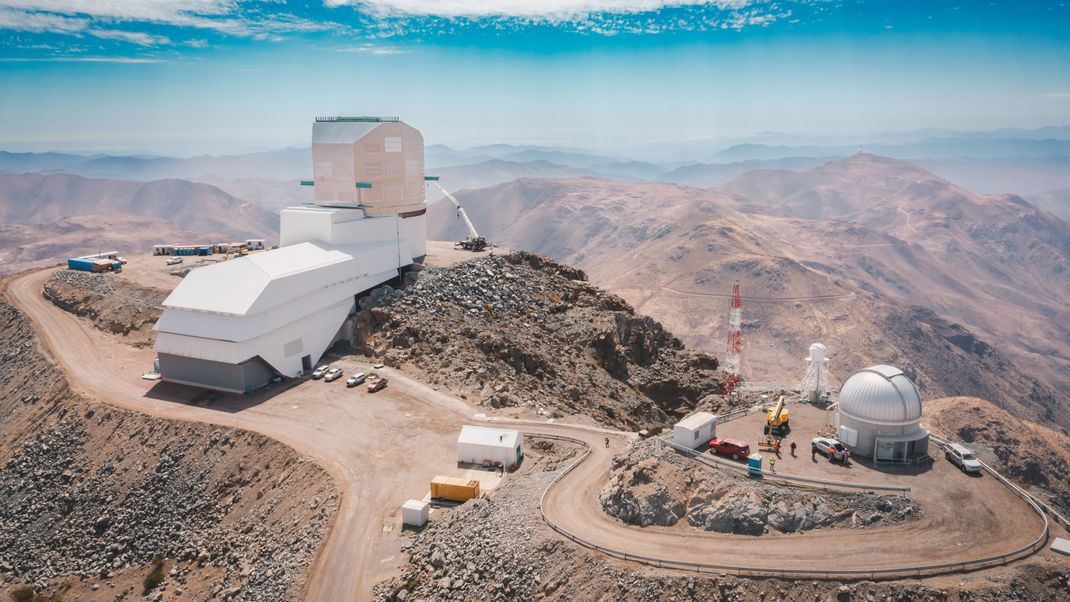 Das Vera-Rubin-Observatorium wird gerade in Chile gebaut.