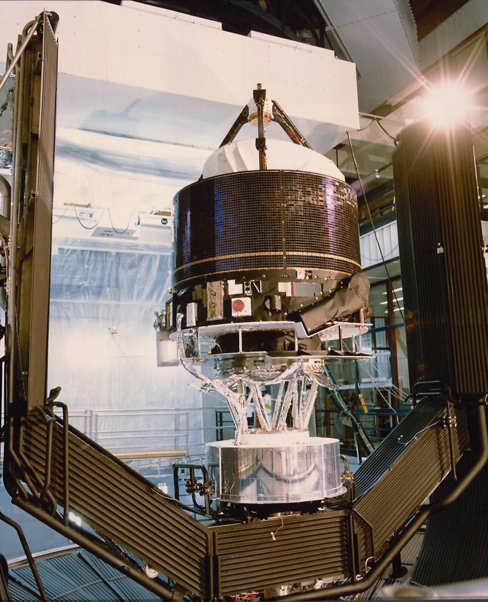 Ein knappes Jahr zuvor war die Sonde auf einer Ariane 1 gestartet. Das war die erste ESA-Mission in den Deep Space.