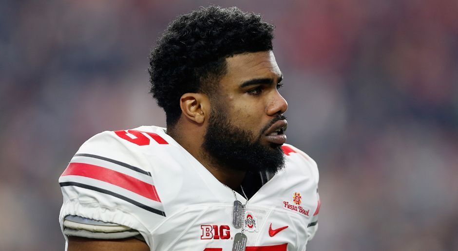 
                <strong>Ezekiel Elliott</strong><br>
                10. Position: Ezekiel Elliott (Running Back) zu den New York Giants. Die Giants haben im Frühjahr viel Geld in die Verteidigung investiert. Deshalb holen sie sich Ezekiel Elliot. Nur fünf Rushing-Touchdowns letzte Saison – mit Elliott haben sie einen neuen 1st Down Starting RB.
              