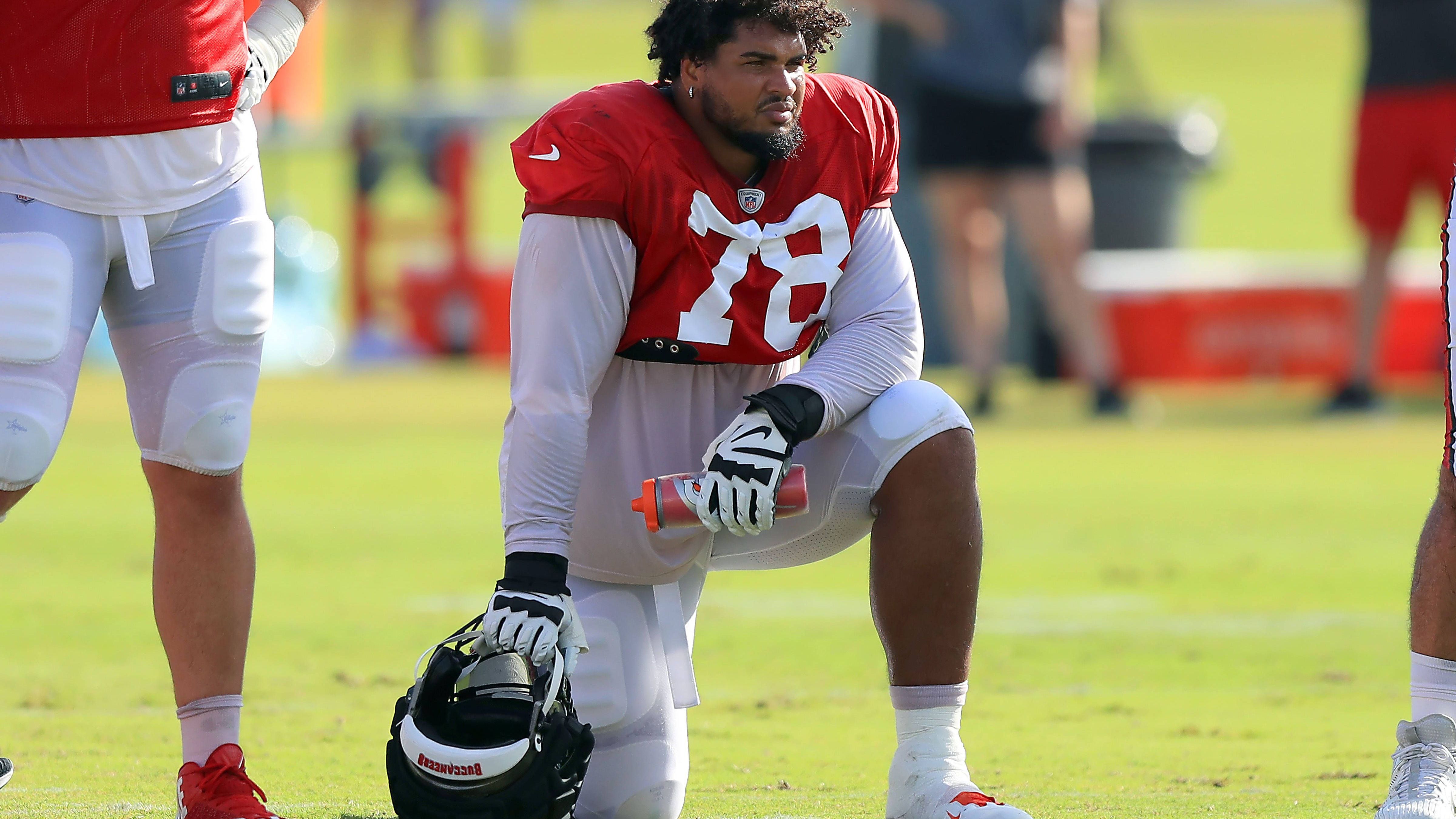 <strong>Platz 12: Tristan Wirfs (Tampa Bay Buccaneers/Right Tackle)</strong><br>- Vertrag bis: 2029<br>- Durchschnittsgehalt: 28.125.000 US-Dollar<br>- Gesamtgehalt: 140.625.000 US-Dollar<br>- Garantiesumme des Vertrages: 52.244.000 US-Dollar