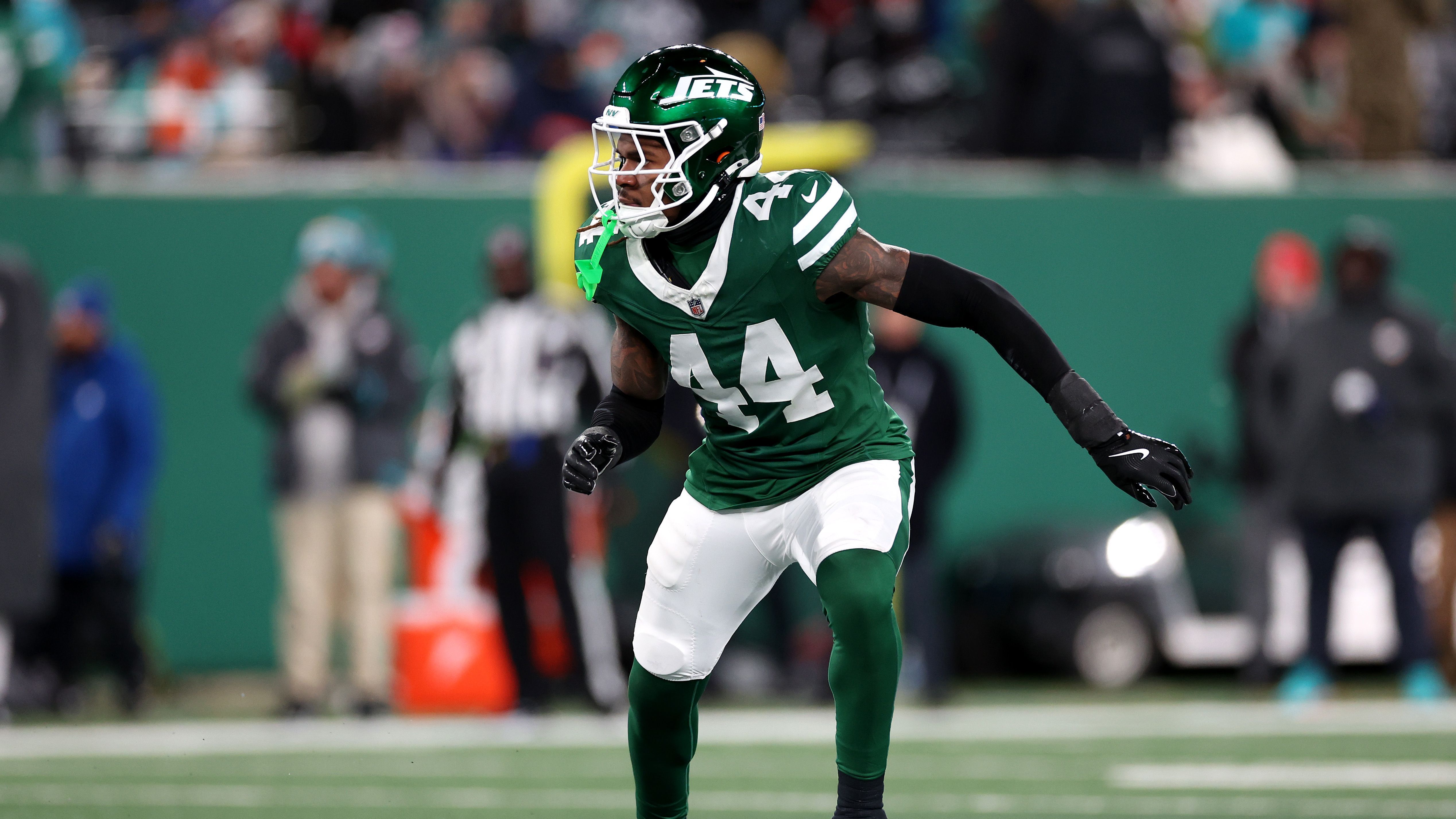 <strong>New York Jets: Jamien Sherwood</strong><br>Der Linebacker erlebte 2024 seine Breakout-Saison und wurde zur Tackle-Maschine. Er war einer der besten Spieler auf seiner Position in der ganzen NFL und zweifellos der Jets-MVP.