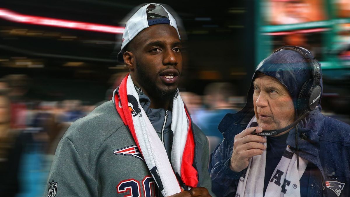 Duron Harmon und Bill Belichick 