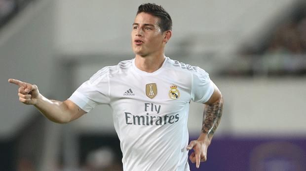 
                <strong>James Rodriguez</strong><br>
                James Rodriguez (Real Madrid). Spätestens seit seinem phänomenalen Tor bei der Weltmeisterschaft 2014 ist der Kolumbianer weltbekannt. Bei Real Madrid hat der Zehner prominente Vorgänger: Günter Netzer, Luis Figo, Mesut Özil und Clarence Seedorf.
              