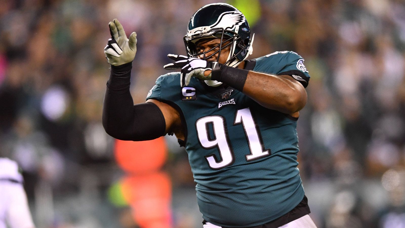 
                <strong>Philadelphia Eagles</strong><br>
                Overall Ratings:Fletcher Cox – 96 - Jason Kelce – 94 - Brandon Brooks – 93 - Lane Johnson – 89 - Darius Slay Jr. – 89 - Brandon Graham – 87 - Zach Ertz – 84 -Alshon Jeffery – 83 - Dallas Goedert - 82 - Desan Jackson - 82 
              