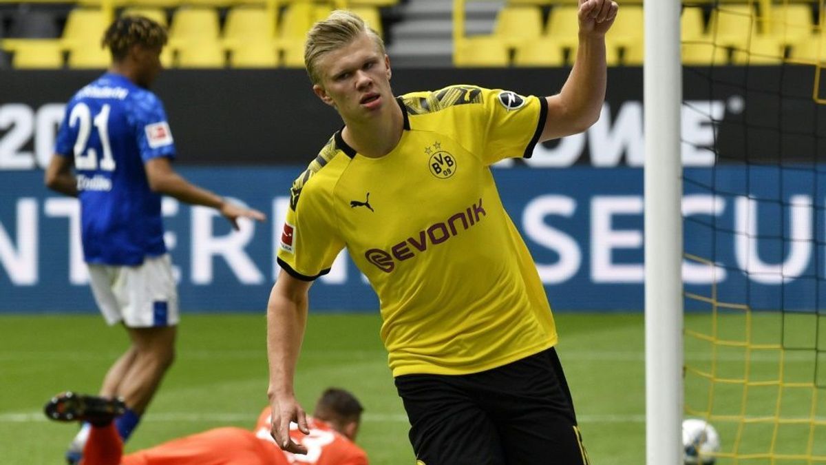 Erling Haaland bringt den BVB in Führung