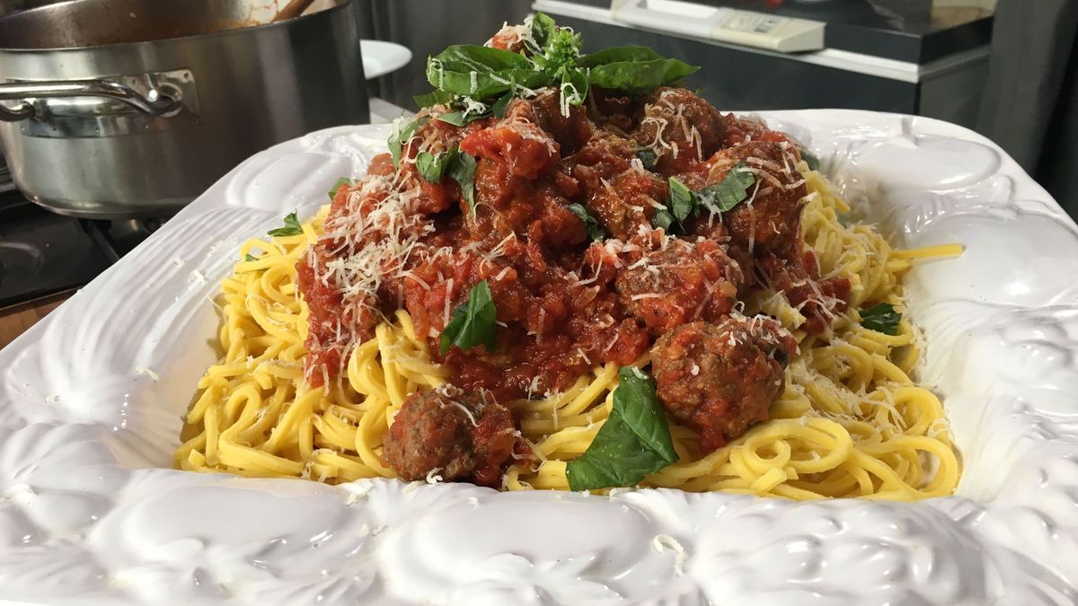 Spaghetti & Meatballs a la Corleone (Der Pate)