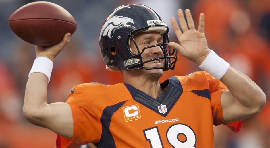 
                <strong>Peyton Manning (Denver Broncos)</strong><br>
                Peyton Manning gewann am 5. September 2013 mit den Denver Broncos 49:27 gegen die Baltimore Ravens. Alle Broncos-Punkte entstanden durch die Touchdown-Pässe ihres Quarterbacks.
              