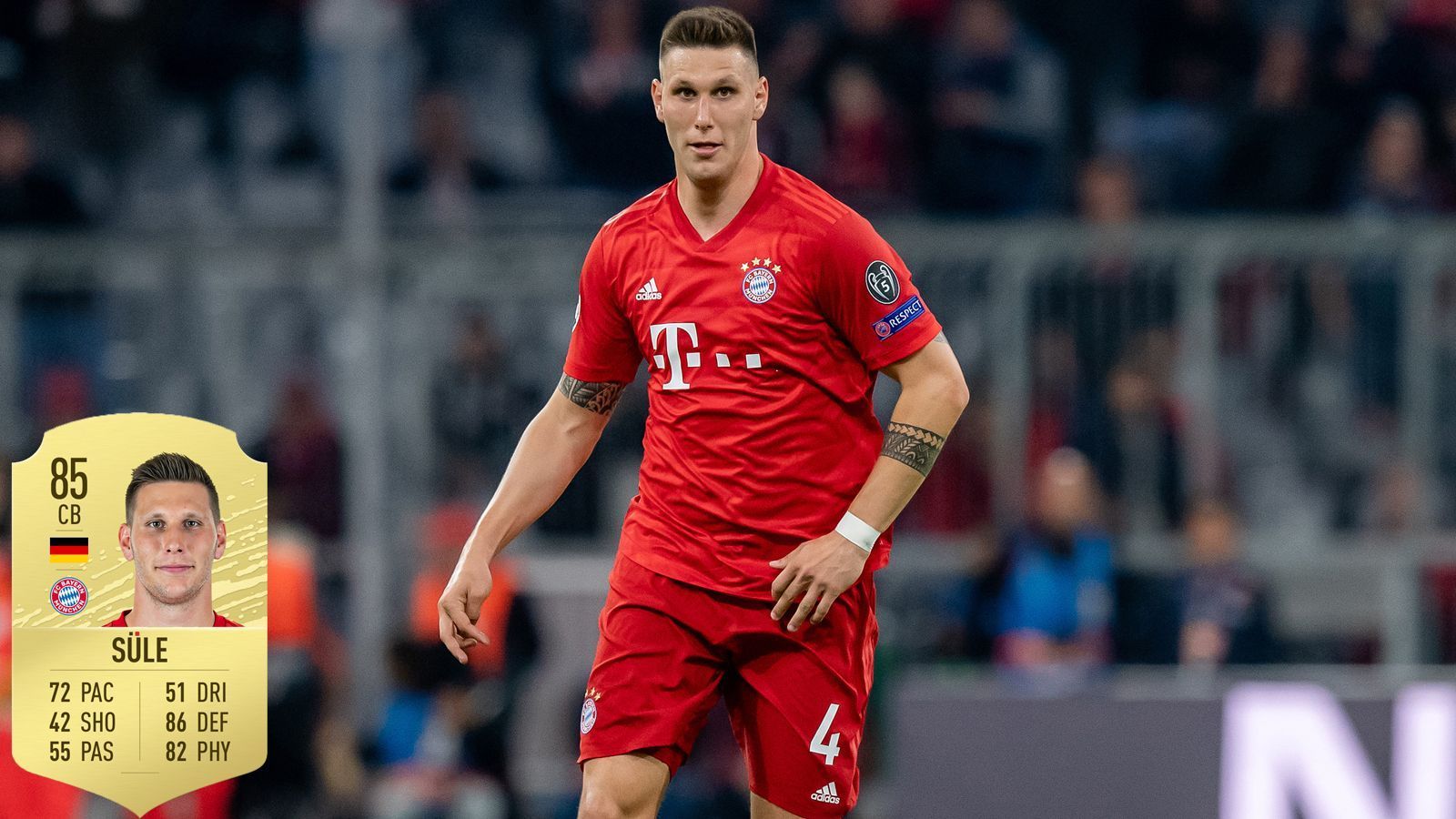 
                <strong>Platz 5: Niklas Süle - FC Bayern München</strong><br>
                Stärke: 94
              