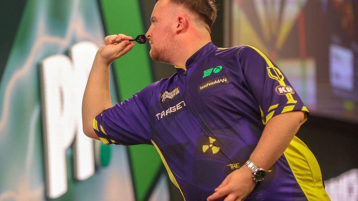 Paddy Power 2024 World Darts Championship Luke Littler during the 2024 Paddy Power World Darts Championship at Alexandra Palace, London, United Kingdom on 21 December 2024. Editorial use only , Cop...