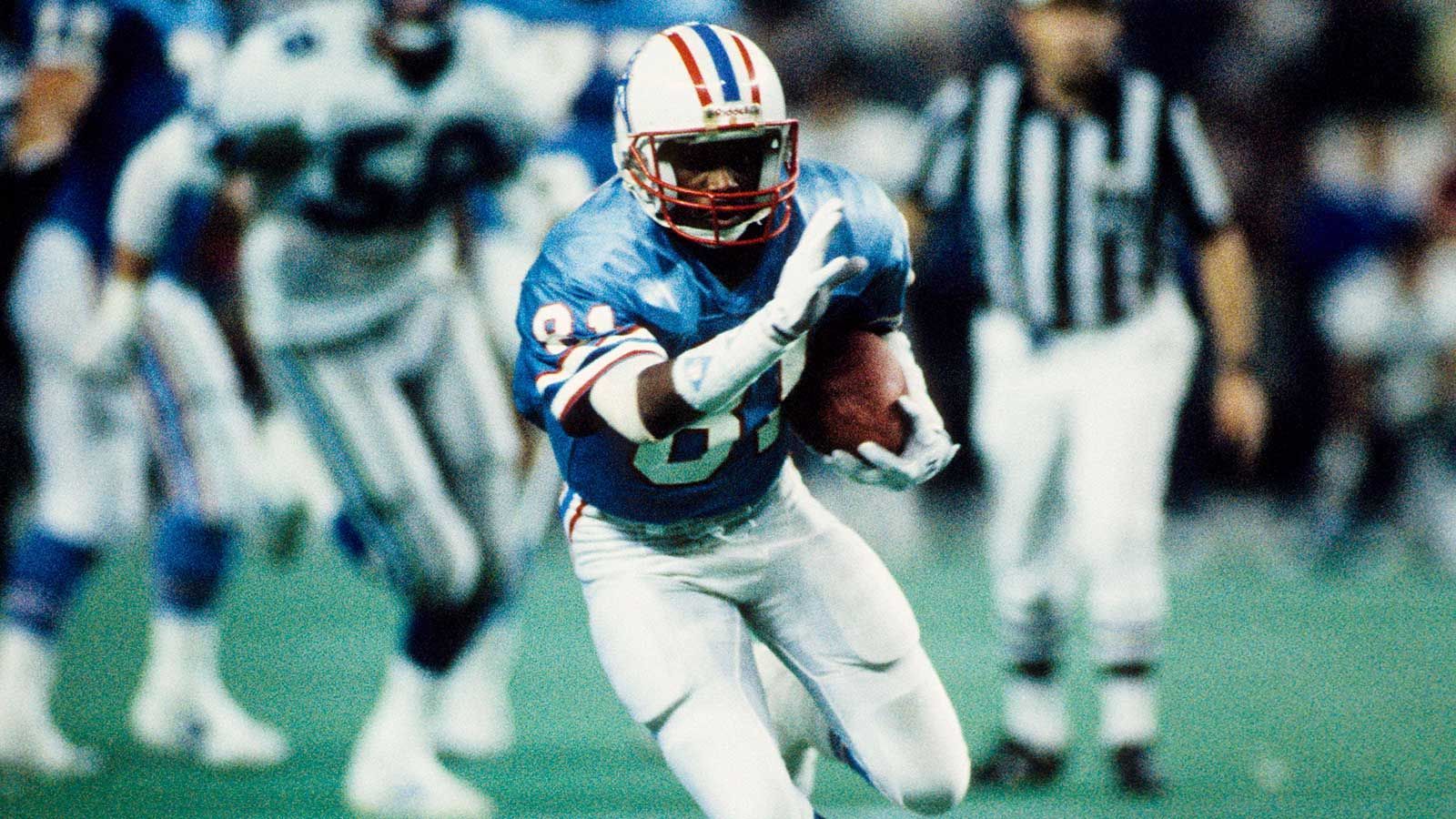 
                <strong>Tennessee Titans – Ernest Givins</strong><br>
                &#x2022; 7.935 Receiving Yards<br>&#x2022; von 1986 bis 1994<br>* Für die damaligen Houston Oilers.
              