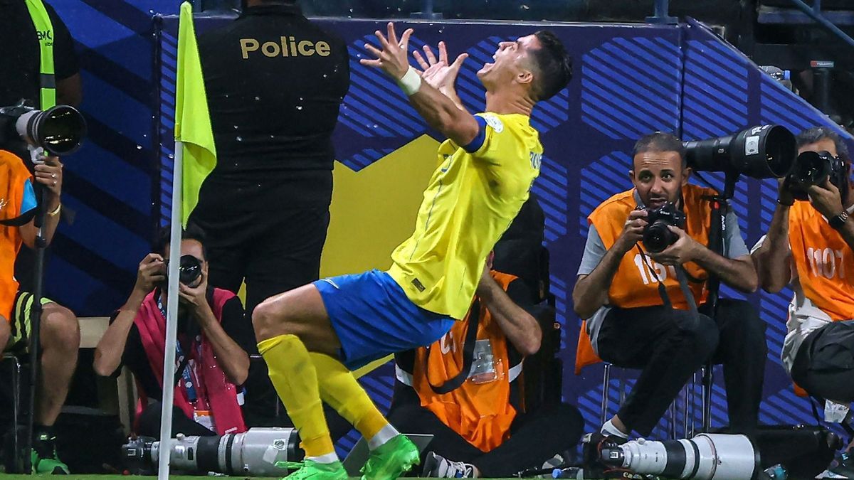 Bejubelt seinen zweiten Treffer: Cristiano Ronaldo