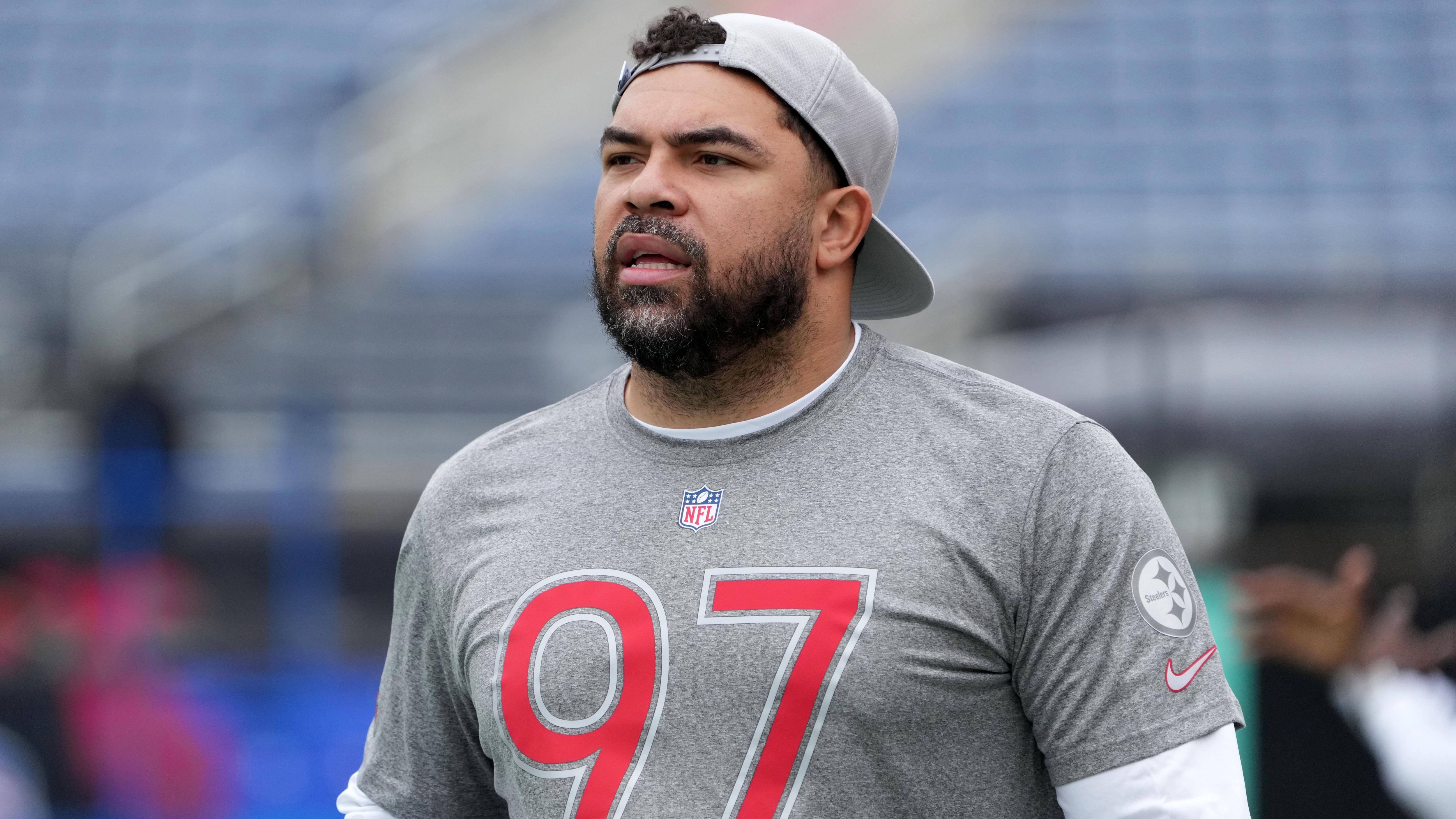 <strong>Platz 10: Cameron Heyward</strong><br>Alter: 36<br>Position: Defensive Tackle<br>Team: Pittsburgh Steelers