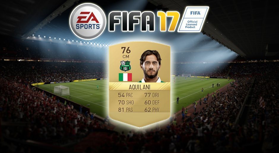 
                <strong>Alberto Aquilani (Sassuolo Calcio)</strong><br>
                Alberto Aquilani (Sassuolo Calcio) (von 78 auf 76)
              