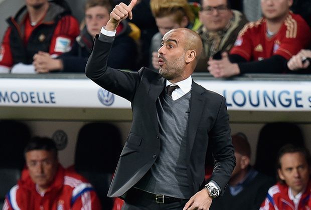 
                <strong>Pep on Fire</strong><br>
                In gewohnter Manier reagiert sich der Bayern Coach an der Seitenlinie ab. Zwischenzeitlich ist er aktiver als mancher Spieler, doch ... 
              