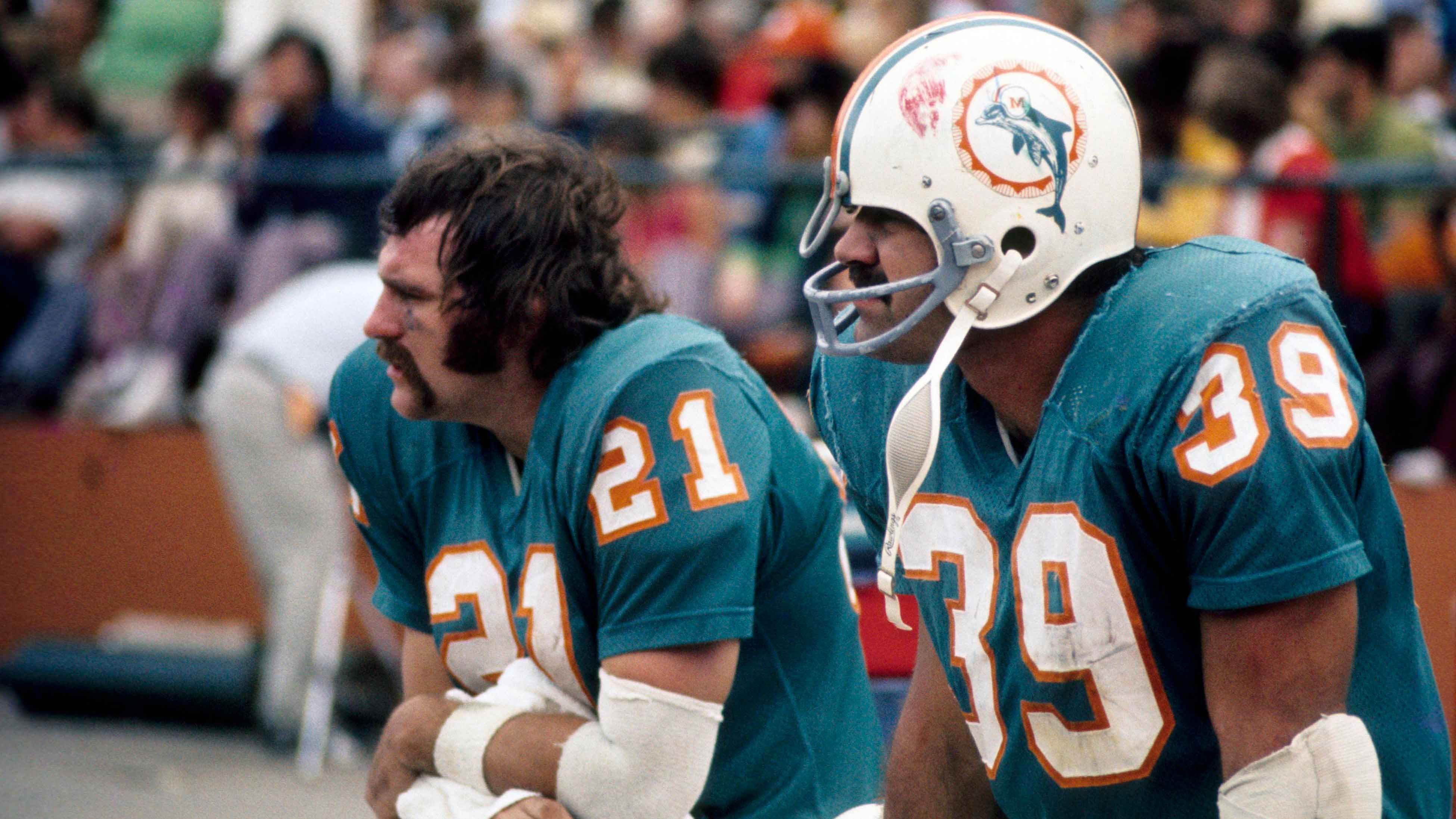 
                <strong>Miami Dolphins: Larry Csonka </strong><br>
                6.737 Yards bei 1.506 Runs - 53 Touchdowns
              