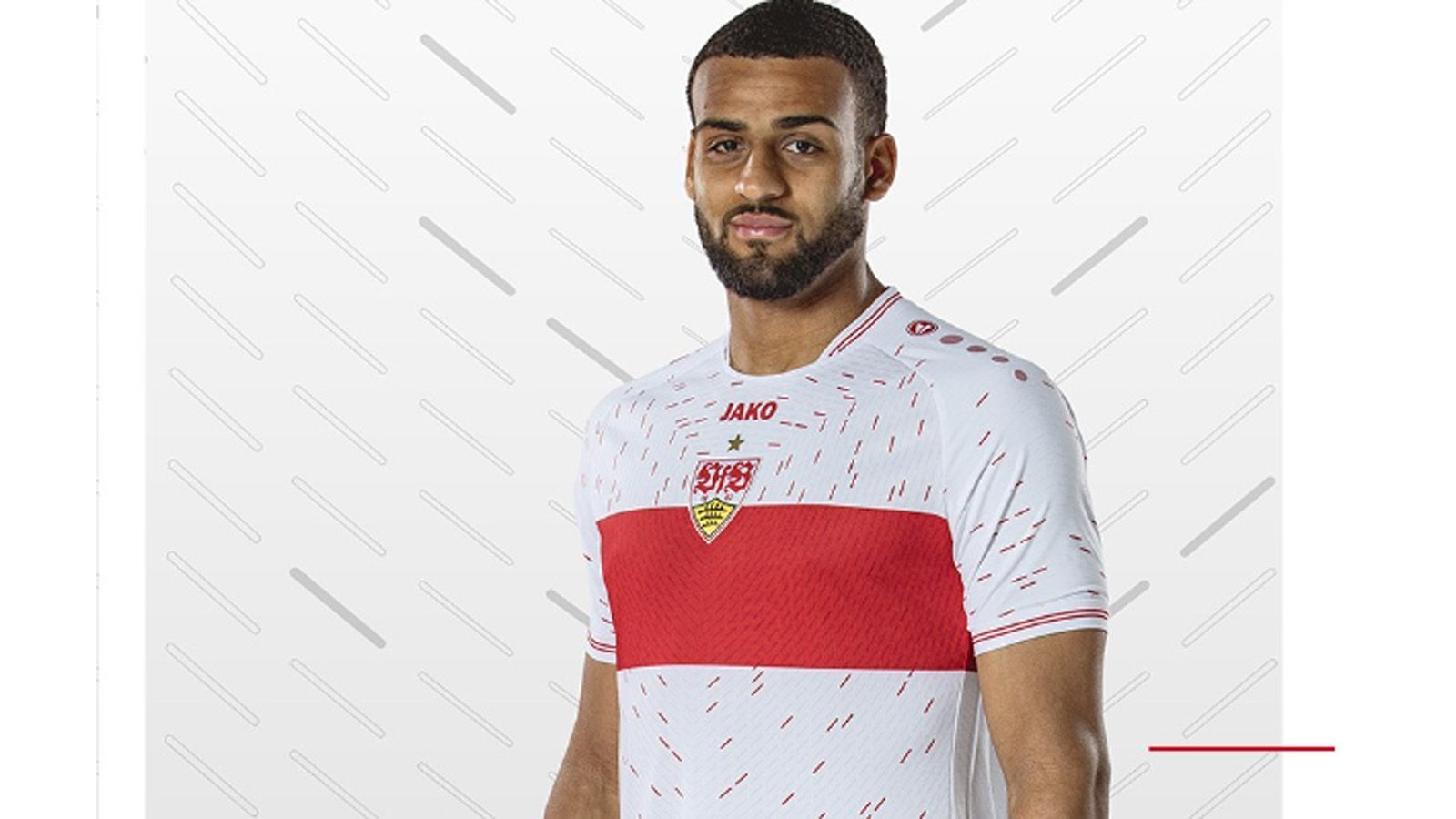 <strong>VfB Stuttgart</strong><br>
                Anlässlich des 130. Klub-Geburtstags gönnt sich der VfB ein Jubiläums-Trikot und präsentiert sein Vereinslogo auf dem Brustring. Ansonsten ist das Heimtrikot wie gewohnt in weiß gehalten, allerdings auch mit einigen versprenkelten roten Strichen versehen.&nbsp;