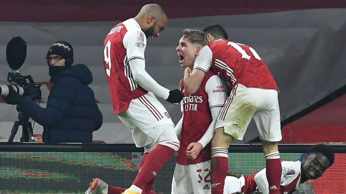 Emile Smith Rowe erzielte das 1:0 in der 109. Minute