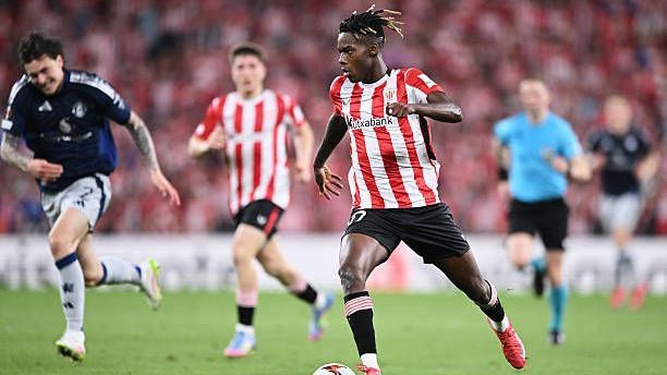 <strong><em>Nico Williams (Athletic Bilbao)</em></strong><br><em>Lange deutete viel auf einen Wechsel des Europameisters zum FC Arsenal hin. Die Londoner bemühten sich intensiv um Nico Williams, scheinen nun aber einen anderen Offensivstar ins Visier genommen zu haben. Laut "El Nacional" liebäugeln die Gunners mit einem Transfer von Rodrygo. Der brasilianische Flügelstürmer ist mit seiner Situation bei Real Madrid unzufrieden und zeigte sich jüngst offen für einen Wechsel. Darin sieht der Premier-League-Klub seine Chance. ...</em>