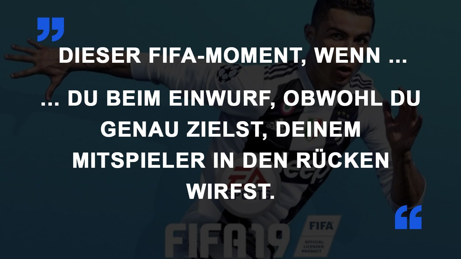 
                <strong>FIFA Momente Einwurf</strong><br>
                
              