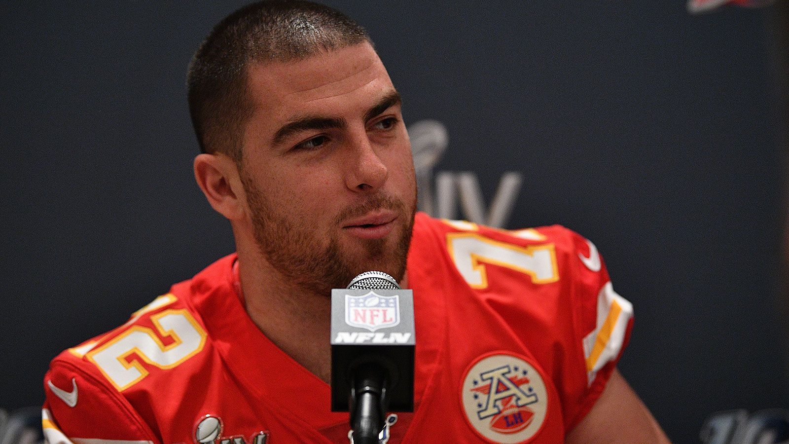 
                <strong>Eric Fisher</strong><br>
                Eric William Fisher (Offensive Tackle der Kansas City Chiefs)
              