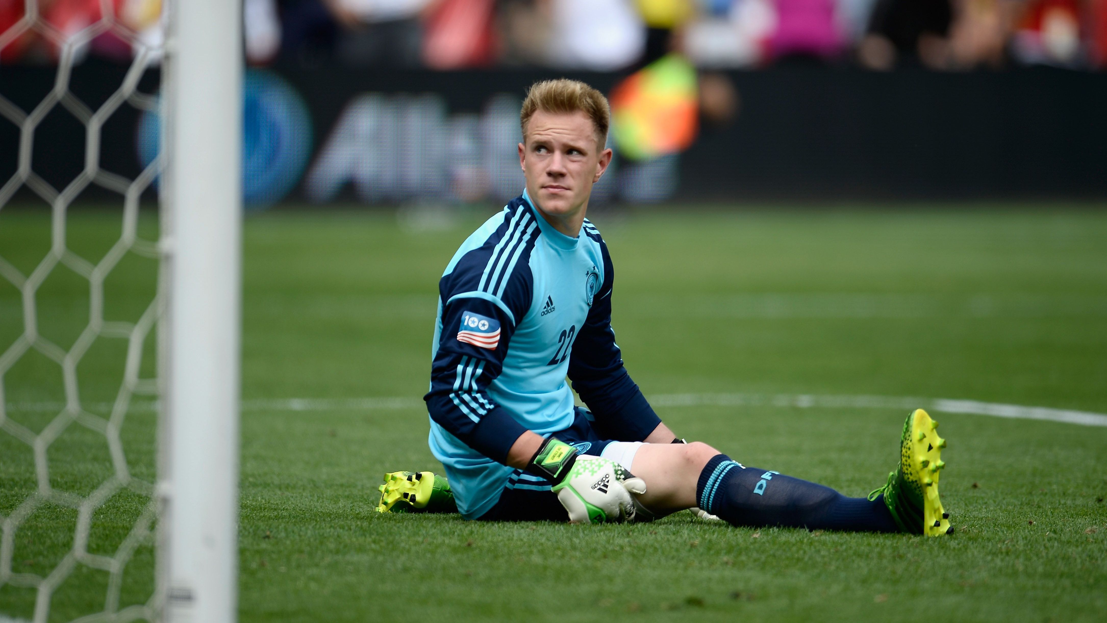 <strong>Tor: Marc-Andre ter Stegen</strong><br><strong>Damaliger Verein:</strong> Borussia Mönchengladbach<br><strong>Aktueller Verein:</strong> FC Barcelona<br><strong>Länderspiele/-tore:</strong> 36/0