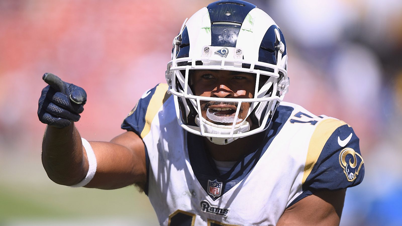 
                <strong>Robert Woods</strong><br>
                Robert Thomas Woods (Wide Receiver der Los Angeles Rams)
              