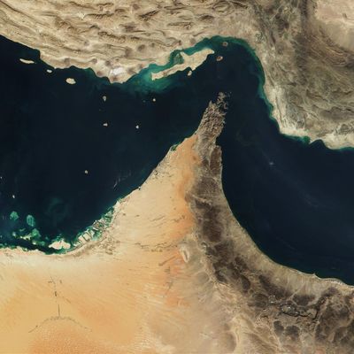 Satellitenaufnahme des Persischen Golfs