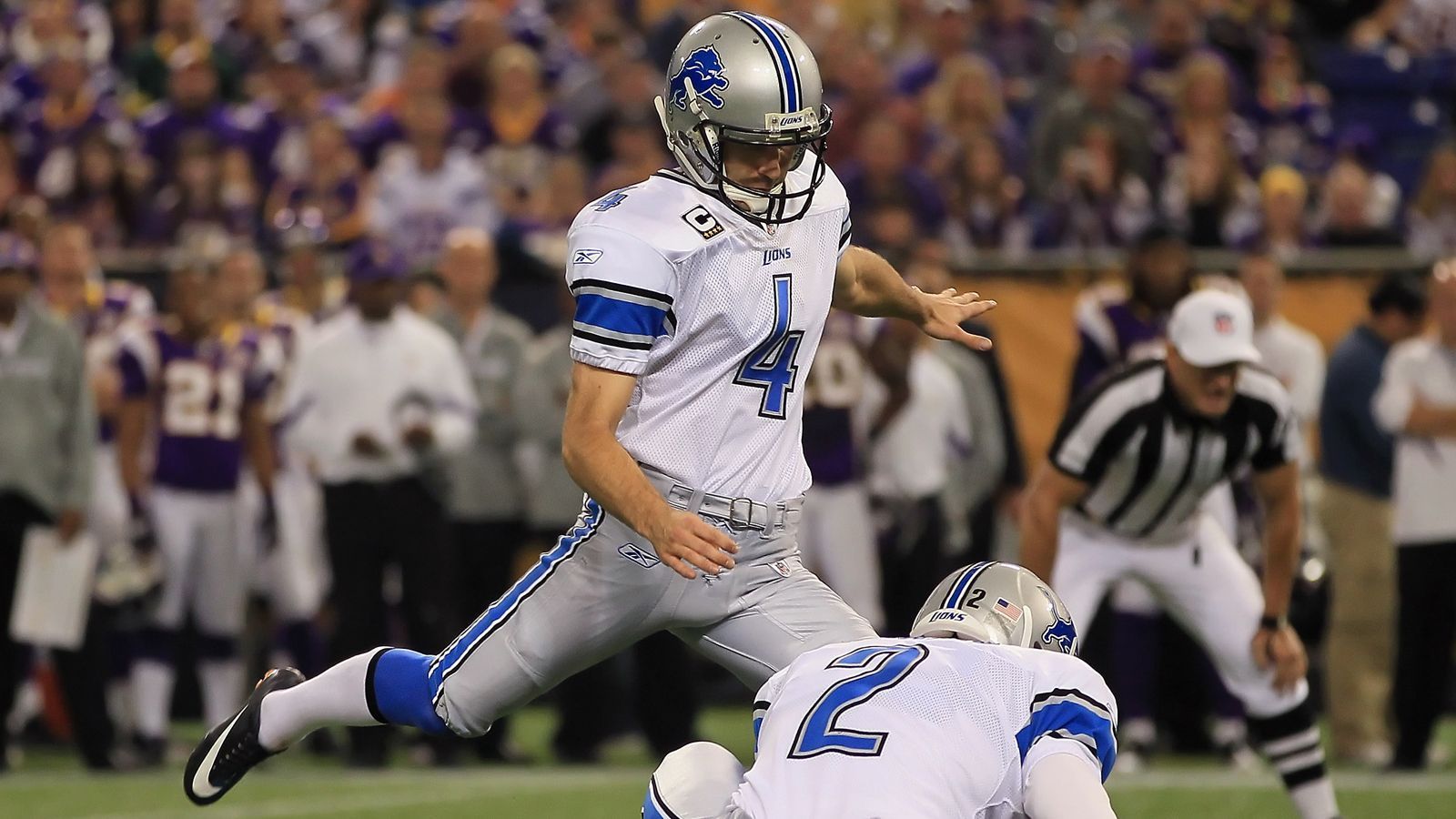 
                <strong>Jason Hanson (Kicker) - 21 Saisons</strong><br>
                Erste Saison: 1992Letzte Saison: 2012In der NFL aktiv für: Detroit Lions
              