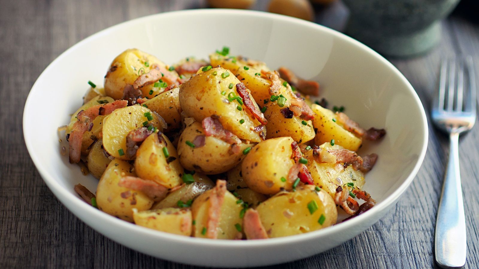 Kartoffelsalat mit Essig-Öl-Dressing: Rezept