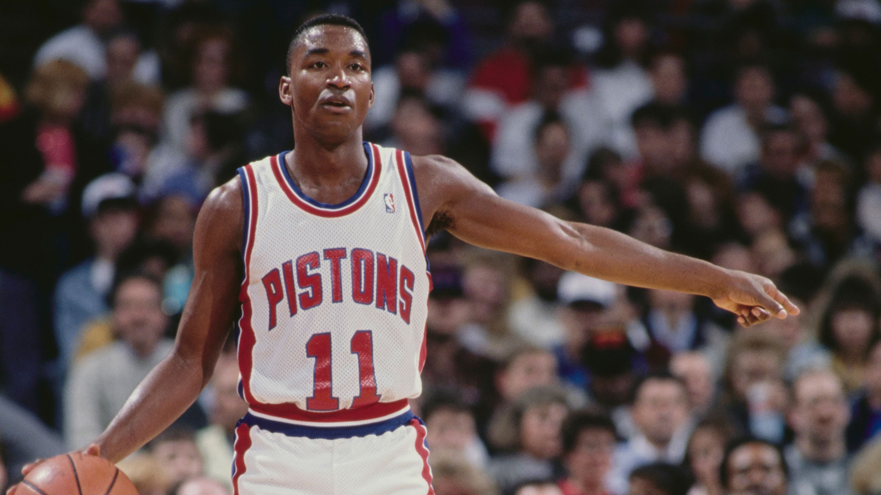 <strong>Platz 17 (geteilt): Isiah Thomas</strong><br>All-Star-Teilnahmen: 12<br>in der NBA aktiv: 1981 - 1994<br>Team: Detroit Pistons