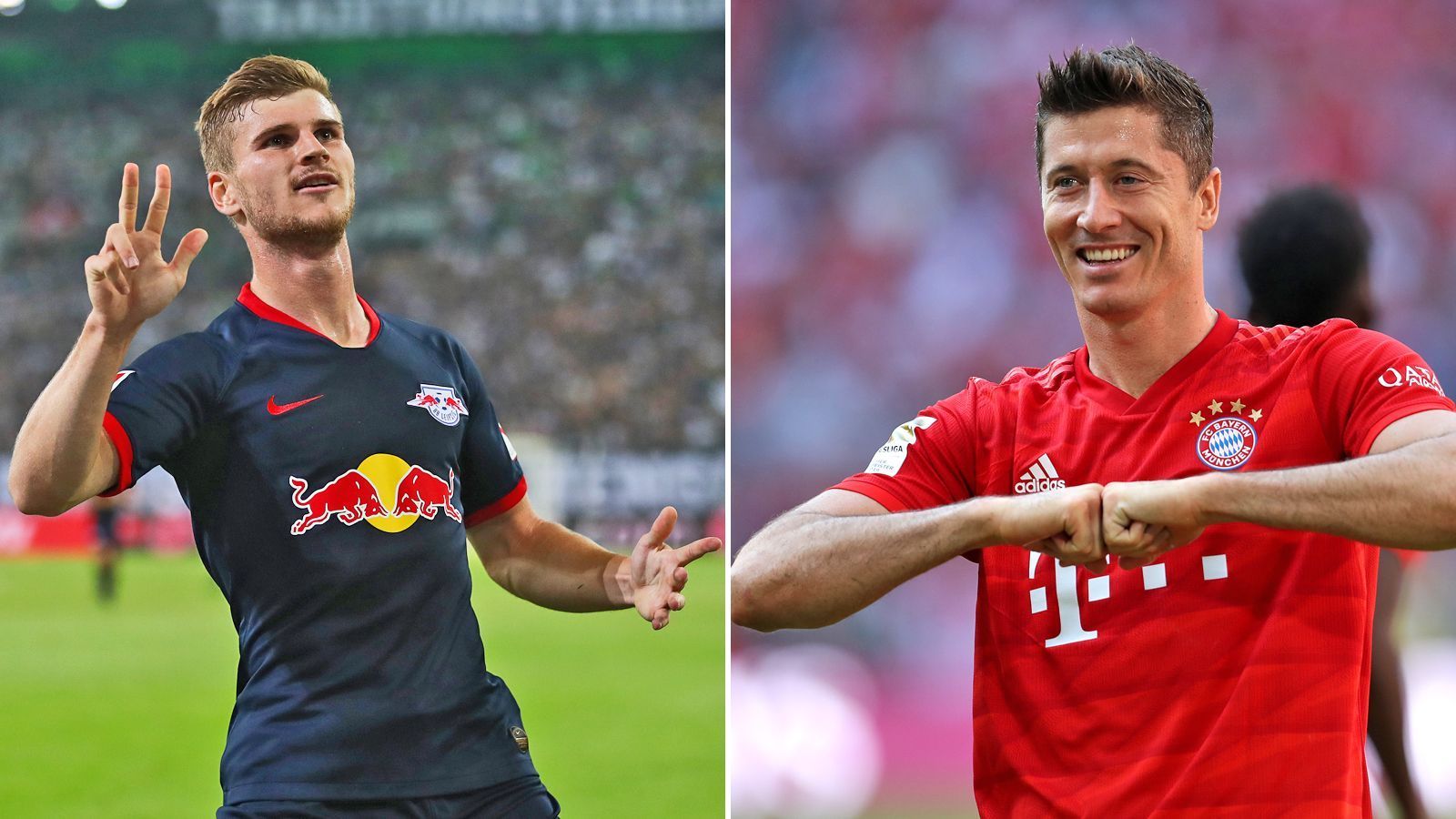 
                <strong>Timo Werner vs. Robert Lewandowski</strong><br>
                Das wohl spannendste Duell am Samstagabend auf dem Rasen. Fünf Bundesliga-Treffer gegen sechs Bundesliga-Treffer in der laufenden Saison. Werner vs. Lewandowski. Für die beiden Stürmer-Stars gilt es, auch im Topspiel einzunetzen - und damit bestenfalls das eigene Team zum Sieg zu schießen. Vorab lässt sich zwischen den beiden kein Gewinner ausmachen. Punkteteilung. Am Ende gewinnen die Bayern mit 10:5.
              