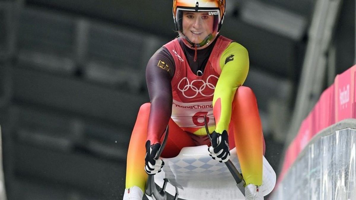 Natalie Geisenberger steuert auf die Goldmedaille zu