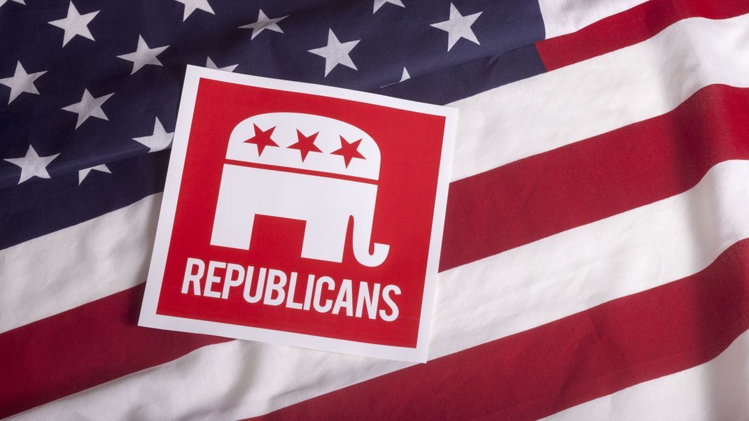 Das Symbol der Republikaner in den USA ist ein Elefant.