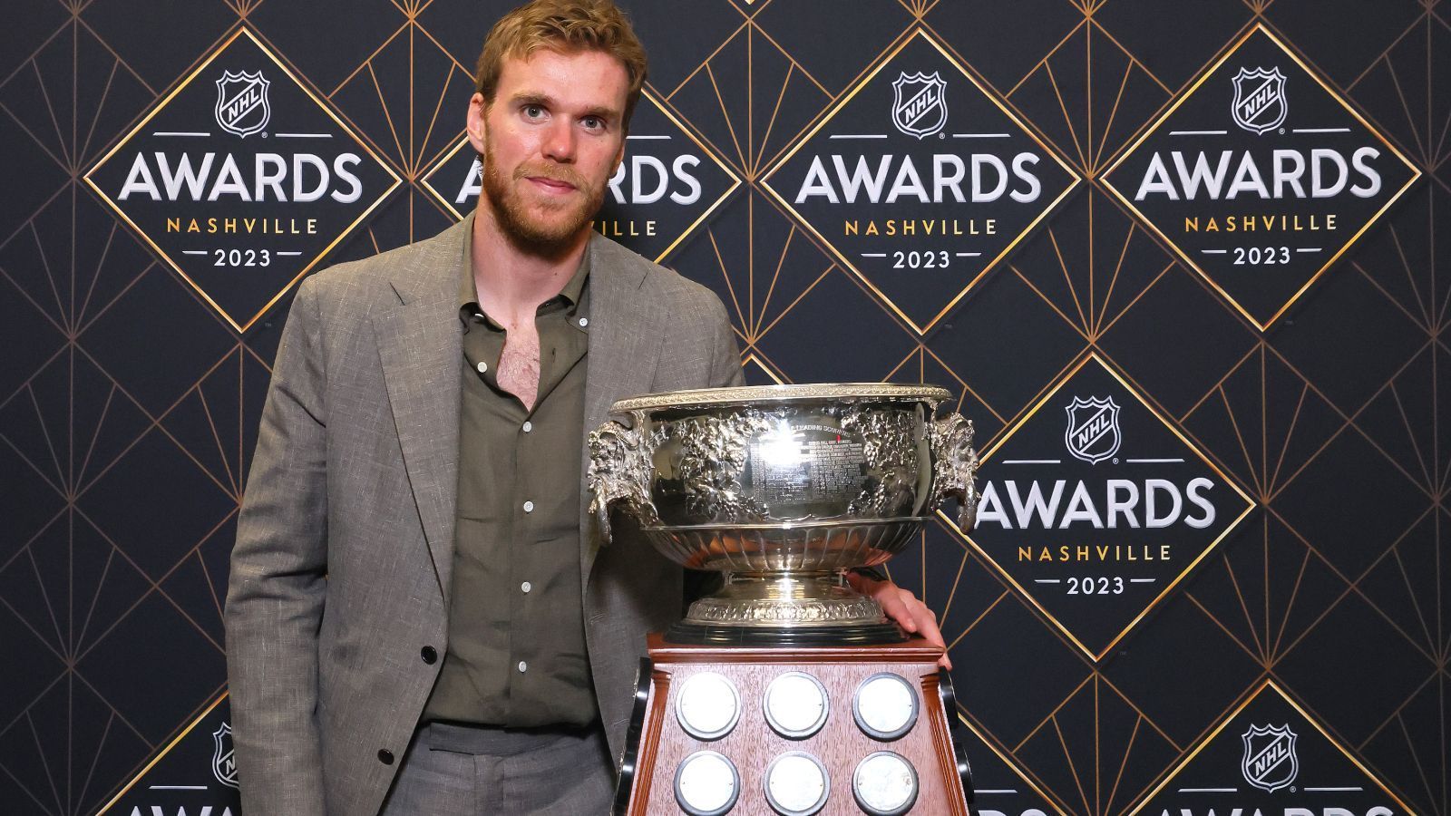 
                <strong>Art Ross Trophy (Meiste Scorerpunkte)</strong><br>
                &#x2022; Connor McDavid<br>&#x2022; Team: Edmonton Oilers<br>
              