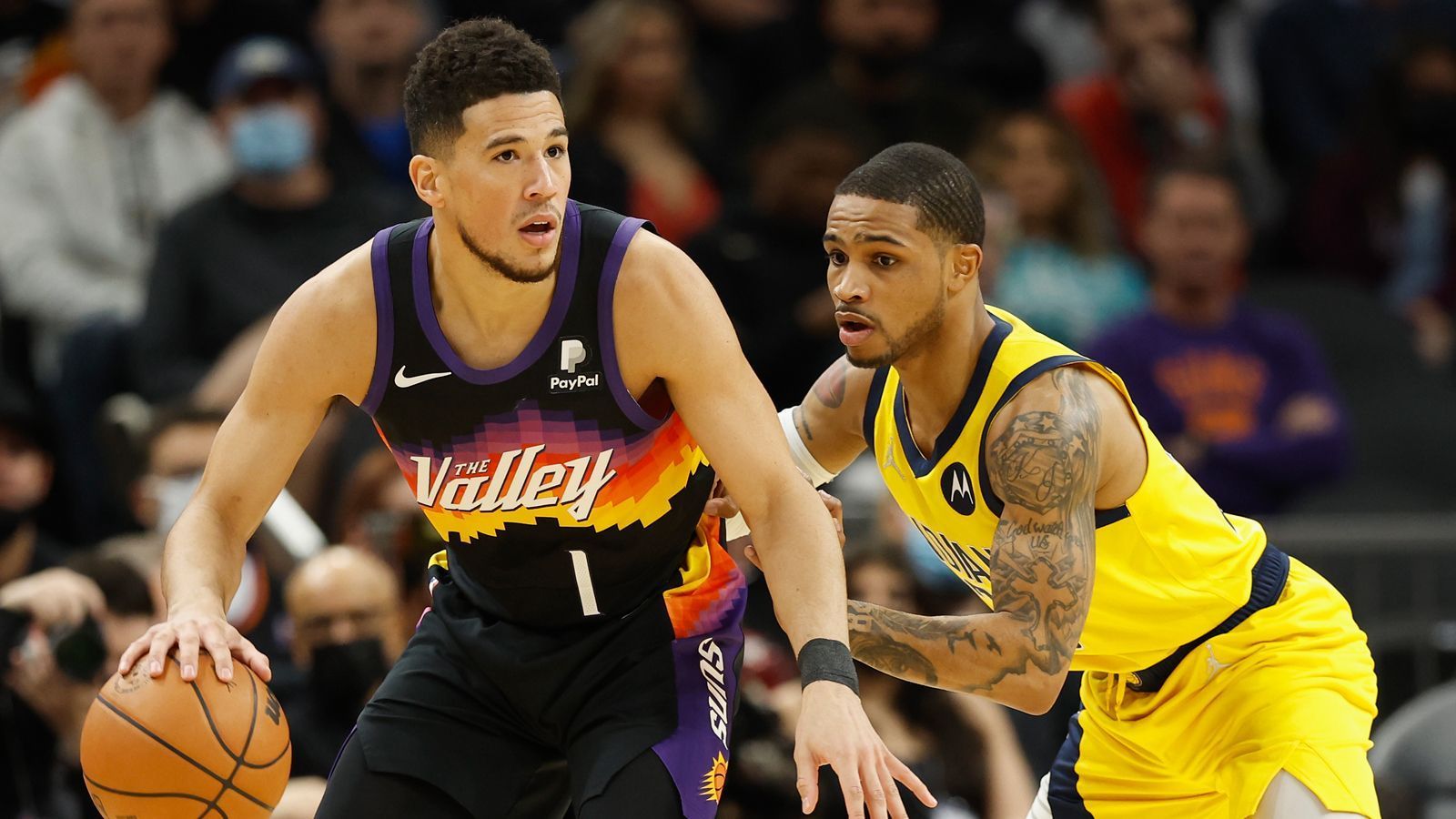 
                <strong>13. Platz: Devin Booker (Phoenix Suns)</strong><br>
                &#x2022; 38 Spiele -<br>&#x2022; 24,3 Punkte pro Spiel -<br>&#x2022; 5,3 Rebounds pro Spiel -<br>&#x2022; 4,4 Assists pro Spiel -<br>&#x2022; 38,5% Dreierquote -<br>
              