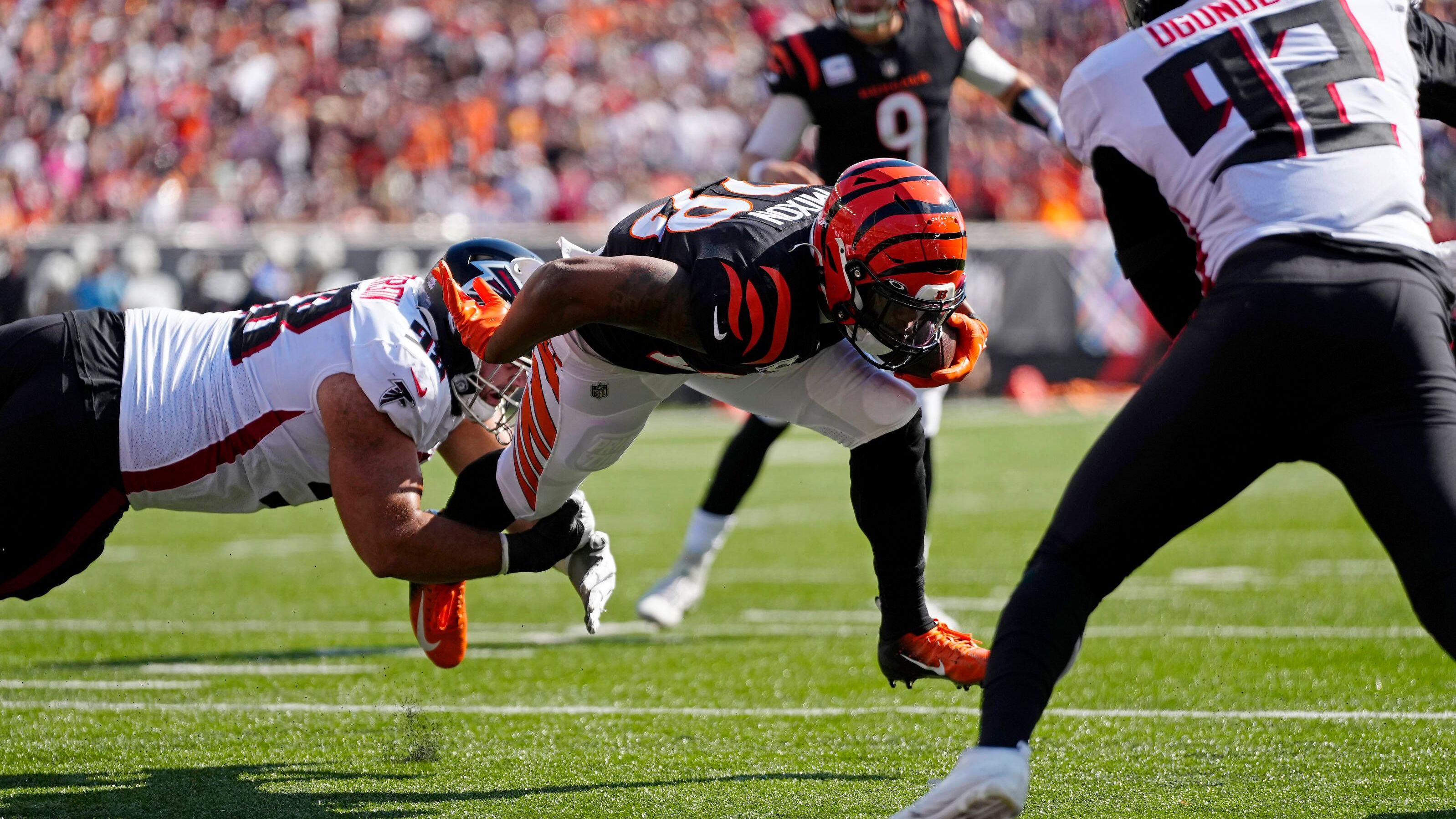 <strong>Cincinnati Bengals: Kunstrasen</strong><br>Als letztes NFL-Team verabschieden sich die Bengals vom "UBU Speed Series S5-M Synthetic Turf". Künftig wird im Paycor Stadium auf "Field Turf CORE" gespielt.