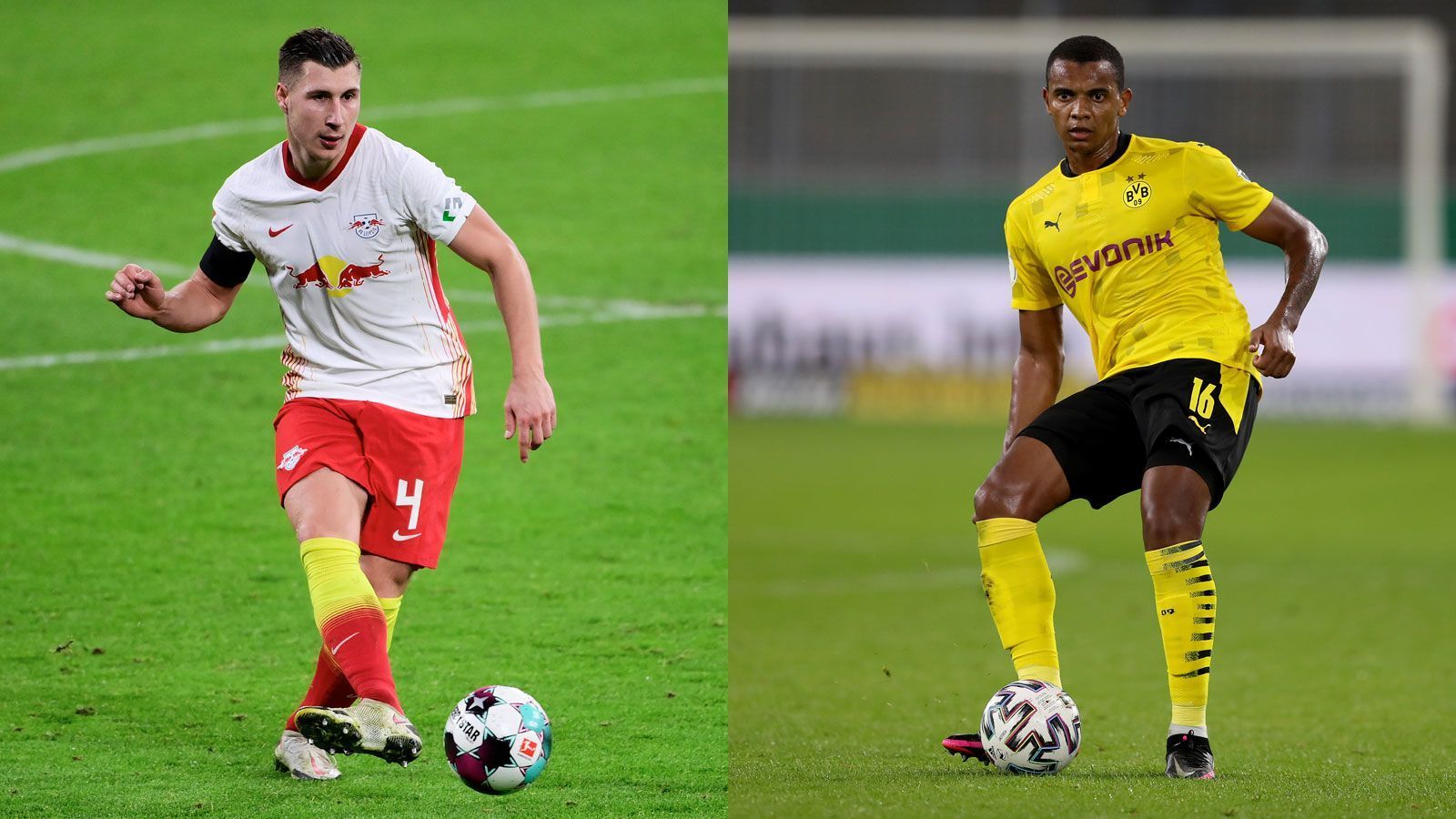 
                <strong>Abwehr: Willi Orban versus Manuel Akanji </strong><br>
                Willi Orban hat sich bei RB zurück in die erste Elf gekämpft und absolvierte insgesamt neun Partien von Anfang an, musste aber auch immer wieder als Rotationsspieler agieren. Manuel Akanji ist dagegen unumstrittener Stammspieler und konnte unter anderem beim 2:0-Sieg gegen den VfL Wolfsburg als Torschütze glänzen. Punkt Akanji, 1:2 Dortmund
              