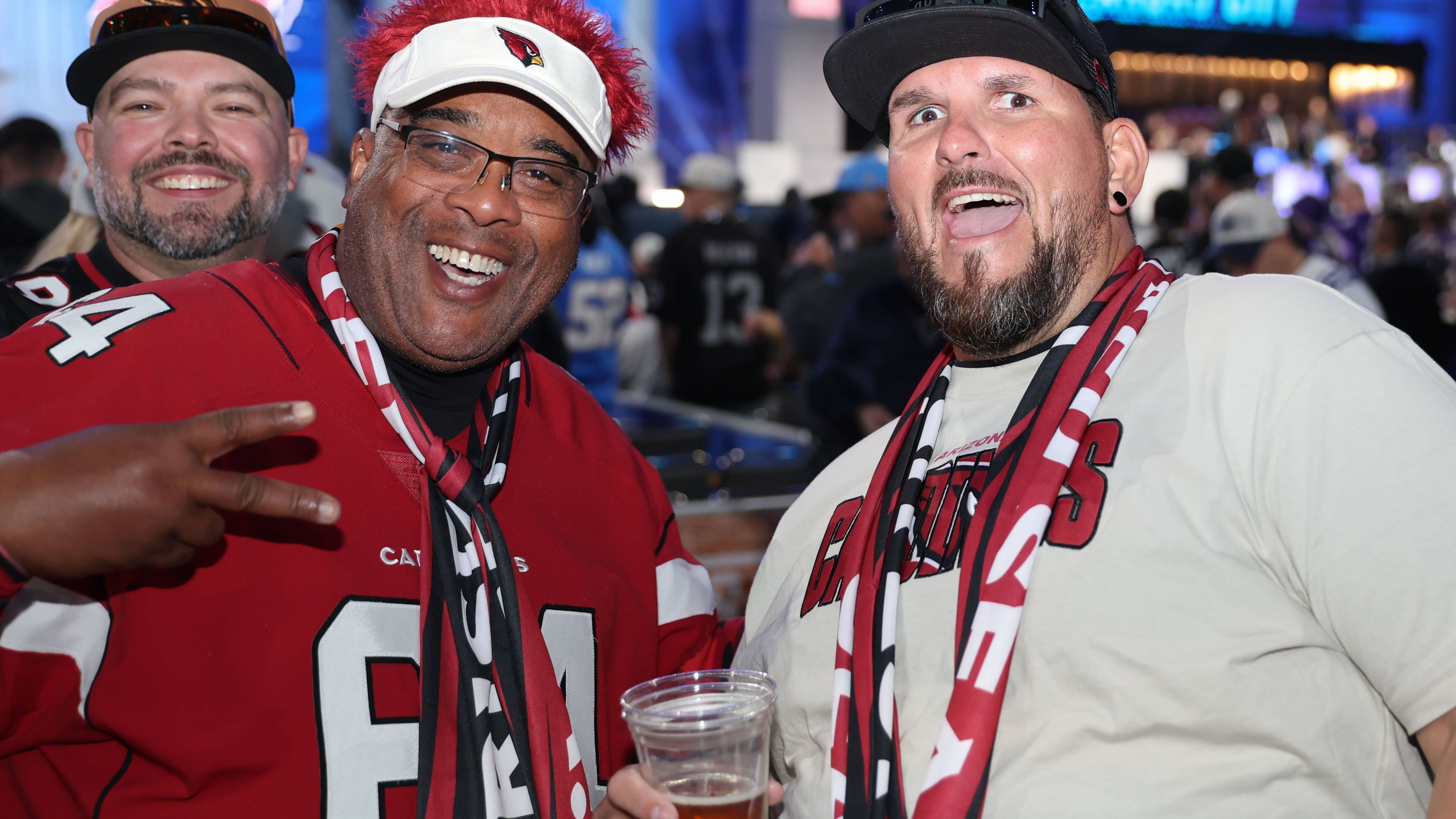 <strong>Platz 20 (geteilt): Arizona Cardinals</strong><br>Durchschnittliche Anzahl Drinks pro Fan: 6,2