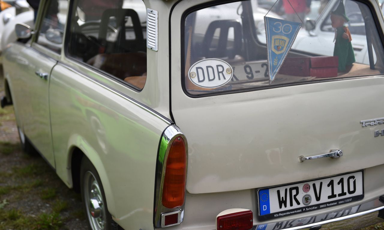 Der Trabi war das Auto in der DDR, von 1957 bis 1991 wurden 3,6 Millionen Exemplare produziert.