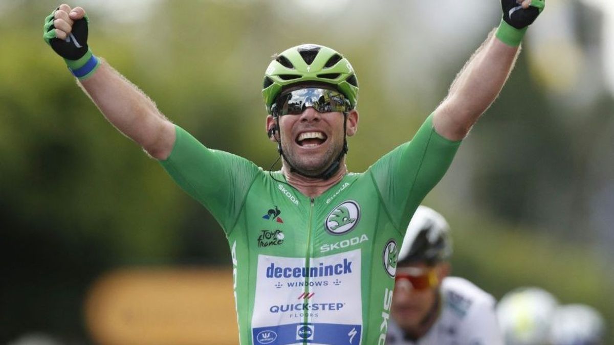 Radprofi Mark Cavendish feiert seinen zweiten Tagessieg