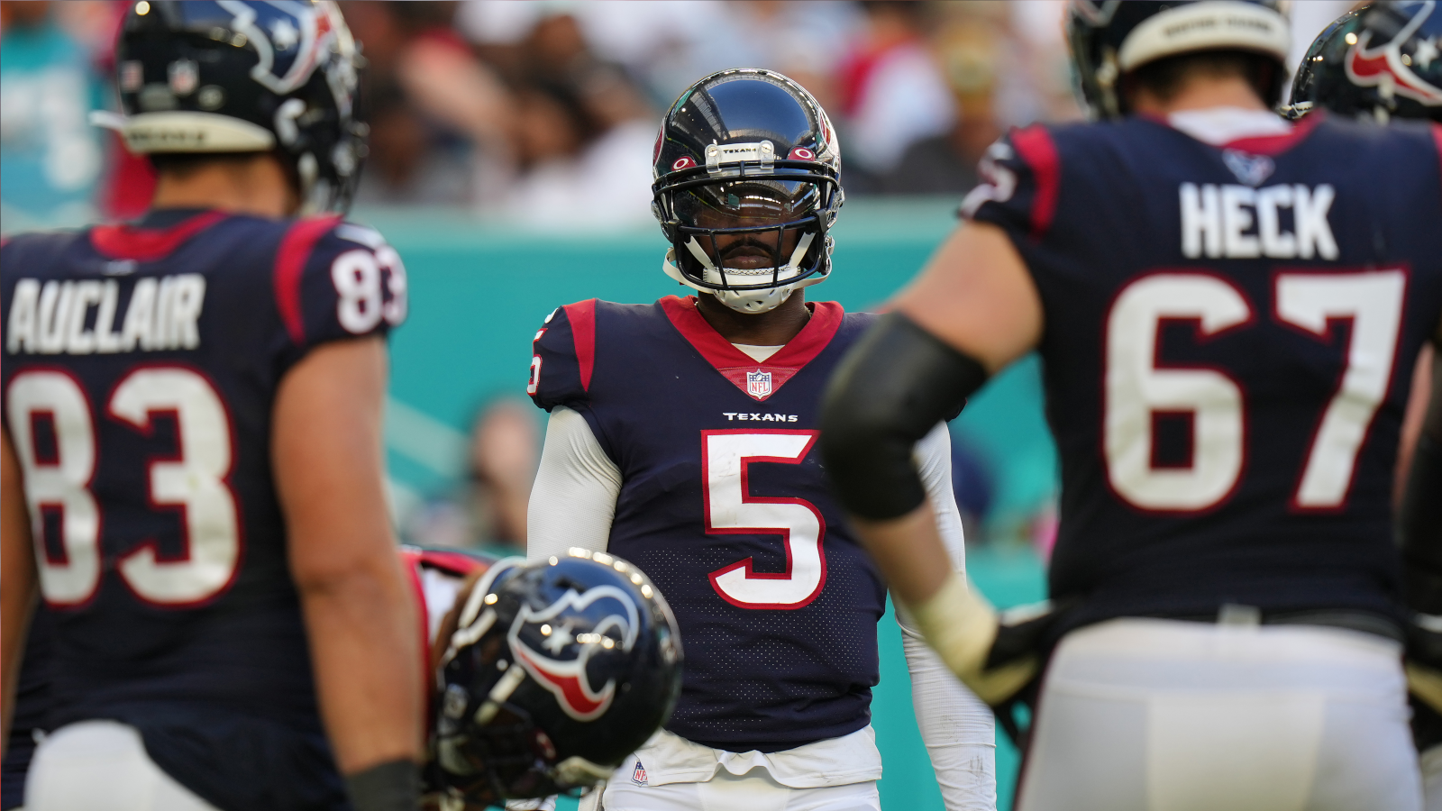 
                <strong>Platz 16: Houston Texans</strong><br>
                &#x2022; <strong>0,500 - </strong>26 Siege, 26 Niederlagen -<br>&#x2022; Restliche Spiele: @Jaguars, vs. Chargers, @49ers, vs. Titans<br>
              