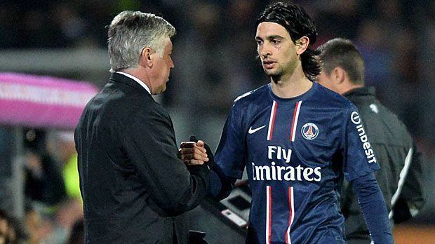 
                <strong>Javier Pastore (Paris St. Germain)</strong><br>
                Javier Pastore: In Paris arbeitet Ancelotti mit dem Argentinier zusammen, der sein Potenzial nur selten über einen längeren Zeitraum abruft. Aktuell hat der 26-Jährige bei Paris St. Germain immer wieder mit Verletzungen zu kämpfen. Unabhängig von der bayerischen Entscheidung in der Trainerfrage soll der Offensivallrounder in München seit geraumer Zeit als Zugang gehandelt werden.
              