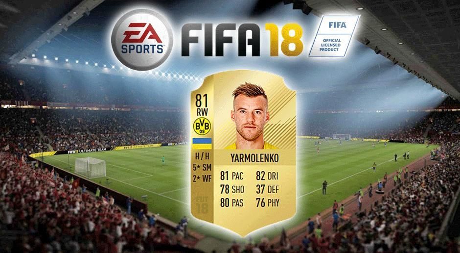 
                <strong>Andriy Yarmolenko</strong><br>
                Gesamt-Stärke: 81
              