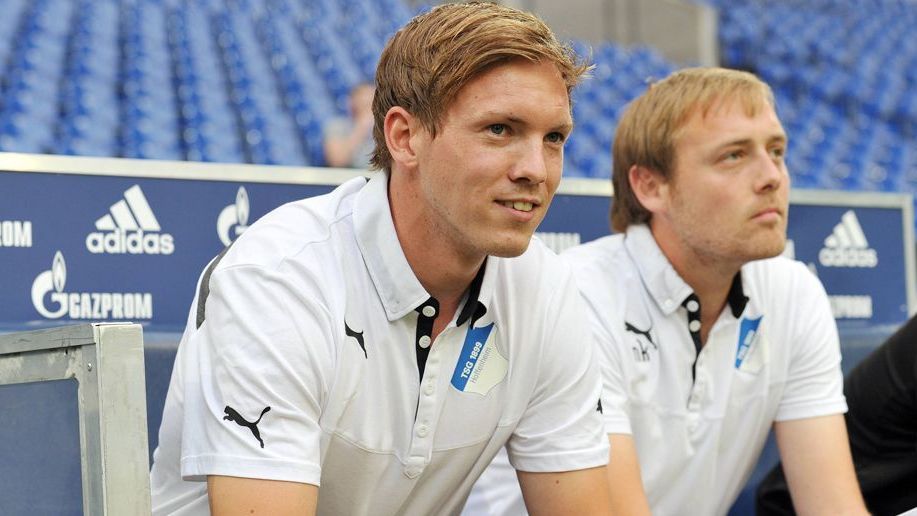 <strong>Erster Nagelsmann-Meistertitel mit Hoffenheim</strong><br>2010 folgte dann der Schritt Nagelsmanns von den "Löwen" nach Hoffenheim, wo seine Trainerkarriere weiter Fahrt aufnehmen sollte. Er stieg bei den Kraichgauern zunächst als Co-Trainer in der U17 ein, die er später übernahm, ehe Nagelsmann mit der Hoffenheimer U19 im Jahr 2014 deutscher Meister wurde.